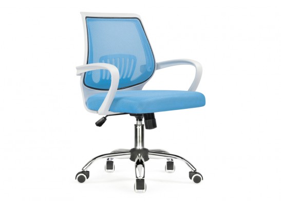 Компьютерное кресло Ergoplus blue / white в Каменске-Уральском