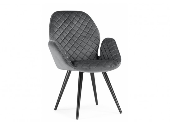 Кресло Муат поворотное графитовый / черный