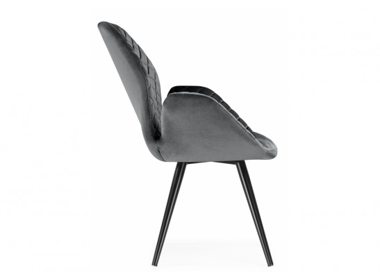 Кресло Муат поворотное графитовый / черный