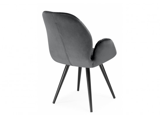 Кресло Муат поворотное графитовый / черный