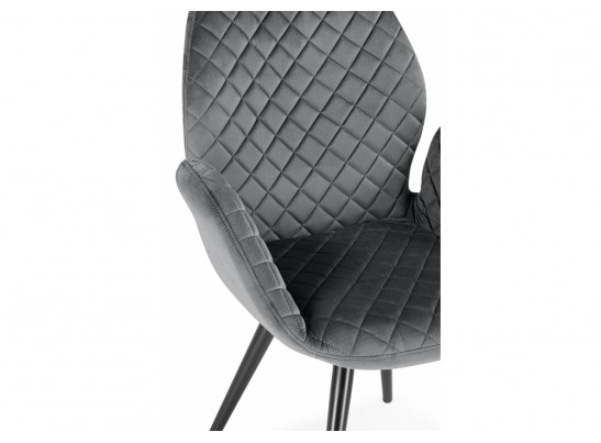 Кресло Муат поворотное графитовый / черный