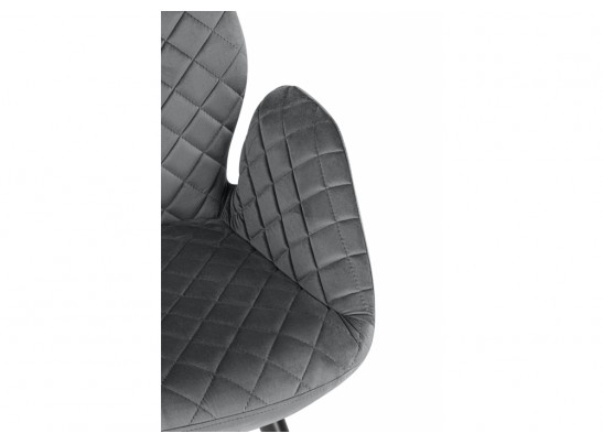 Кресло Муат поворотное графитовый / черный