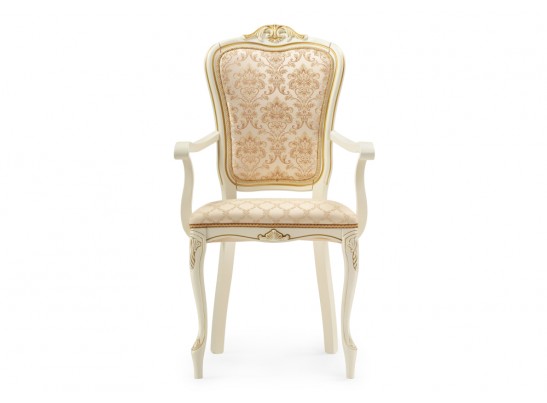 Кресло Руджеро патина золото / бежевый в Каменске-Уральском