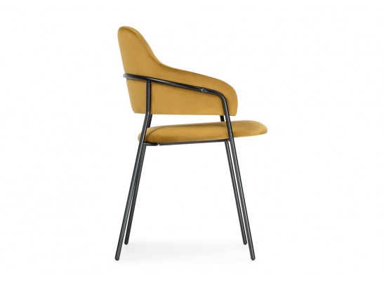 Обеденная группа Ирта дерево / желтый / черный глянец в Каменске-Уральском