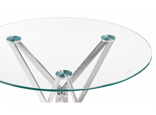 Обеденная группа Лили 80 white / chrome в Каменске-Уральском