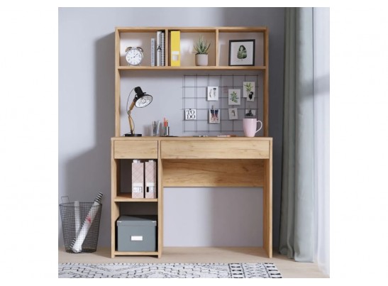 Письменный стол Комфорт 12.77 F 100х49,8х147 дуб золотой craft в Каменске-Уральском