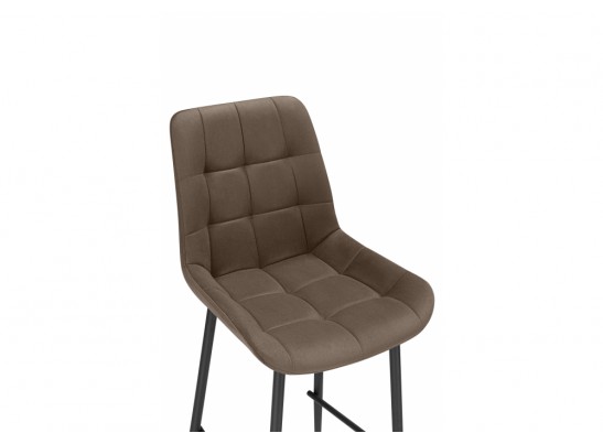 Полубарный стул Челси 360 коричневый (zd 233) / черный в Каменске-Уральском