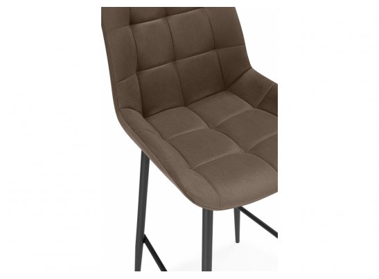 Полубарный стул Челси 360 коричневый (zd 233) / черный в Каменске-Уральском