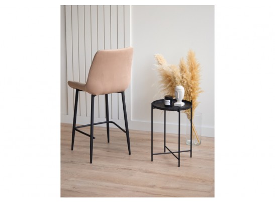 Полубарный стул Челси бежевый (zd 210) / черный в Каменске-Уральском