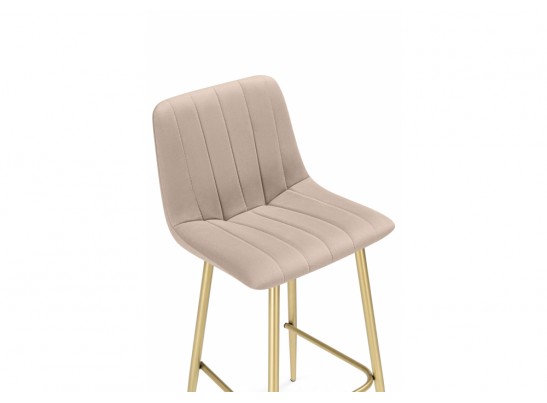 Полубарный стул Дани Мини бежевый (zd 210) / золотой в Каменске-Уральском