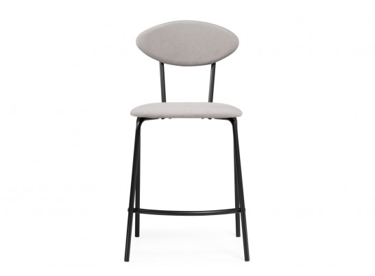 Полубарный стул Коумо катания смок / черный матовый в Каменске-Уральском