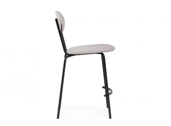 Полубарный стул Коумо катания смок / черный матовый в Каменске-Уральском