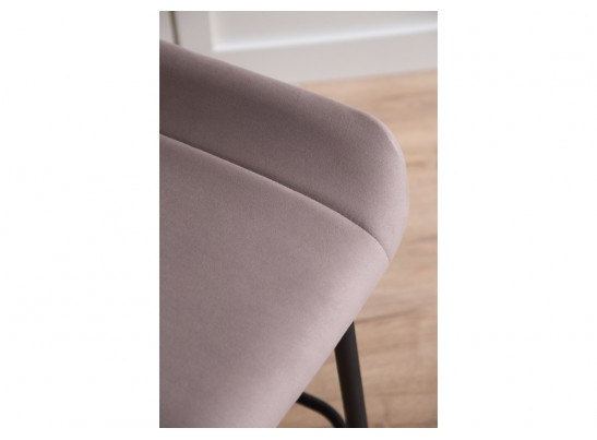 Полубарный стул Седа 360 латте (zd 290) / черный в Каменске-Уральском