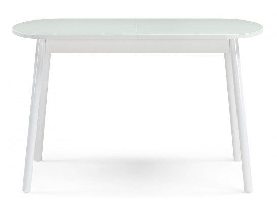 Стеклянный стол Агат белый / белый в Каменске-Уральском