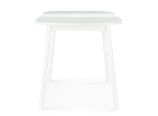 Стеклянный стол Агат белый / белый в Каменске-Уральском