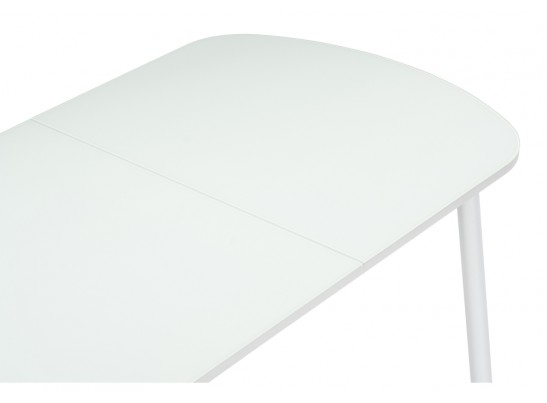 Стеклянный стол Агат белый / белый в Каменске-Уральском