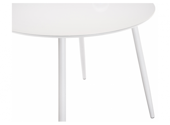 Стеклянный стол Анселм белый / белый в Каменске-Уральском