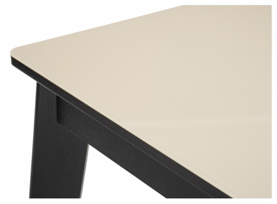 Стеклянный стол Арья венге / сливочно-кремовый в Каменске-Уральском