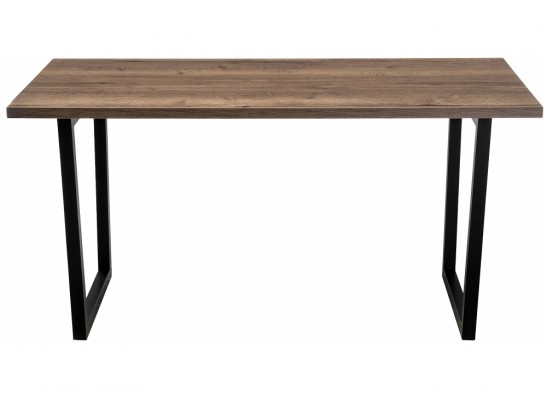 Стол Эльпатия 150 дуб велингтон / черный матовый в Каменске-Уральском