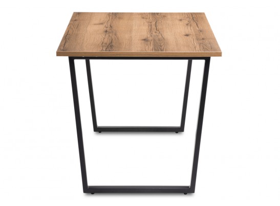 Деревянный стол Лота Лофт 140х80 дуб крафт табачный / черный матовый в Каменске-Уральском