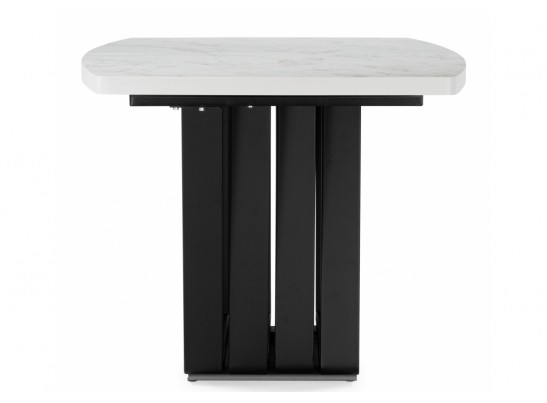 Деревянный стол Эудес 160(205)х90 сабия / черный