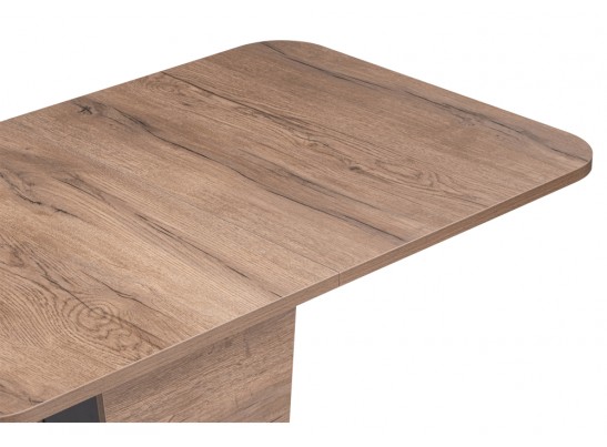 Стол на тумбе Токио-28 дуб табачный / антрацит в Каменске-Уральском