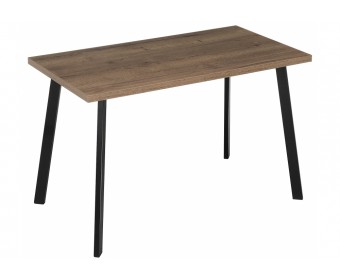 Стол Секстант дуб галифакс / черный матовый