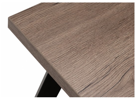 Стол Секстант дуб галифакс / черный матовый в Каменске-Уральском