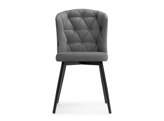 Стул на металлокаркасе Алиссум velutto 12 / черный в Каменске-Уральском