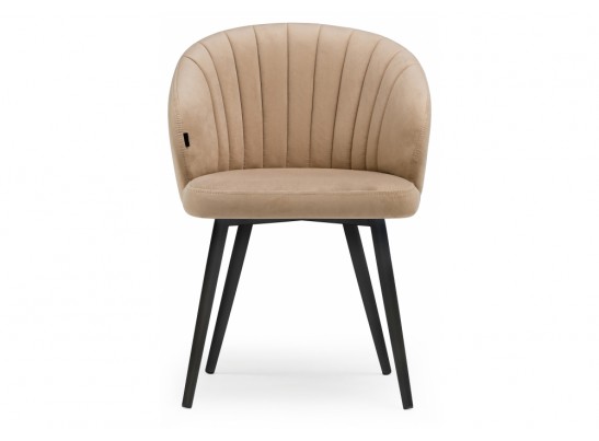 Стул на металлокаркасе Бэнбу velutto 05 / черный в Каменске-Уральском