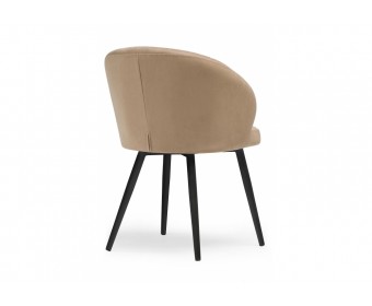 Стул на металлокаркасе Бэнбу velutto 05 / черный