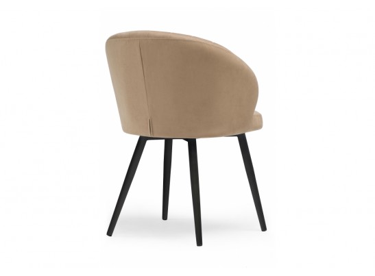 Стул на металлокаркасе Бэнбу velutto 05 / черный в Каменске-Уральском