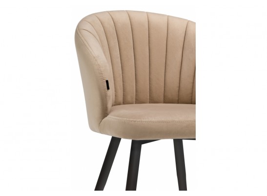 Стул на металлокаркасе Бэнбу velutto 05 / черный в Каменске-Уральском