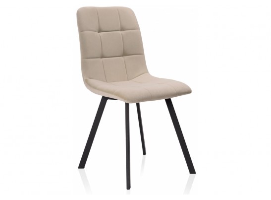 Стул на металлокаркасе Bruk beige / black в Каменске-Уральском