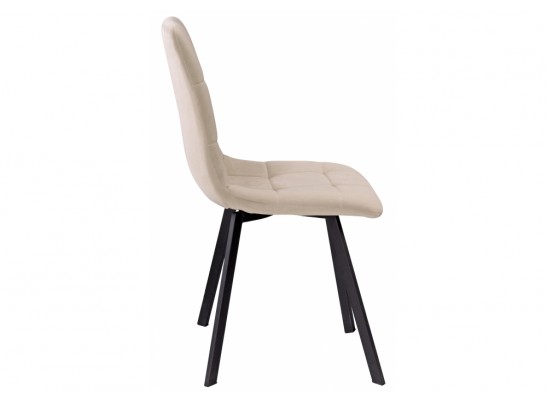 Стул на металлокаркасе Bruk beige / black в Каменске-Уральском