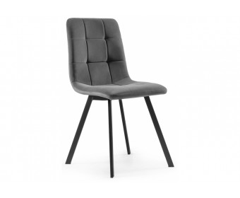 Стул на металлокаркасе Bruk dark gray