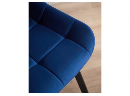 Стул на металлокаркасе Челси 360 П синий (zd 798) / черный в Каменске-Уральском