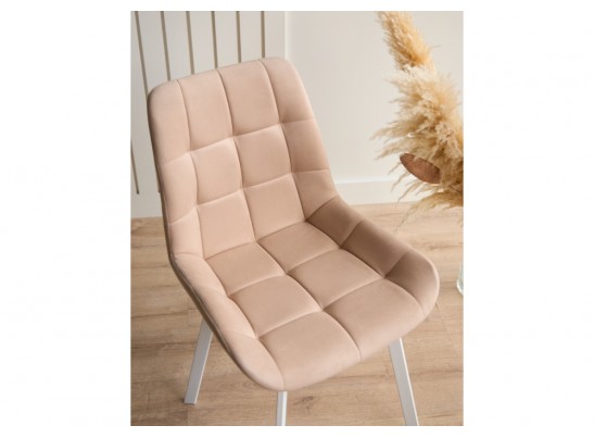 Стул на металлокаркасе Челси П бежевый (zd 210) / белый в Каменске-Уральском