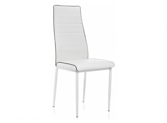 Стул на металлокаркасе DC2-001 white / black в Каменске-Уральском