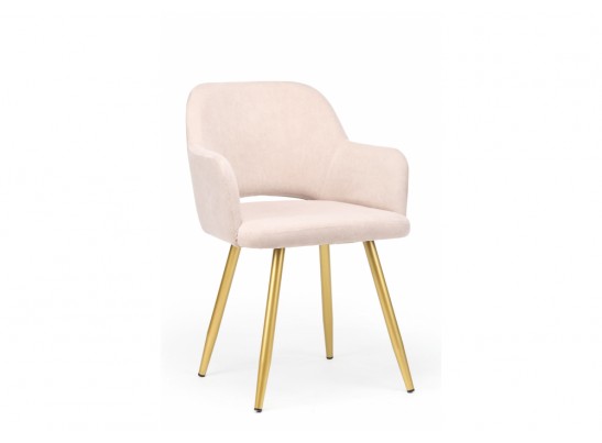 Стул на металлокаркасе Эолин 360 латте (glory 10) / золотой в Каменске-Уральском