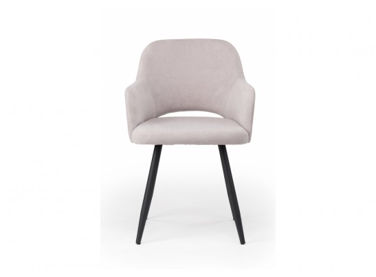 Стул на металлокаркасе Эолин светло-серый (glory 36) / черный в Каменске-Уральском