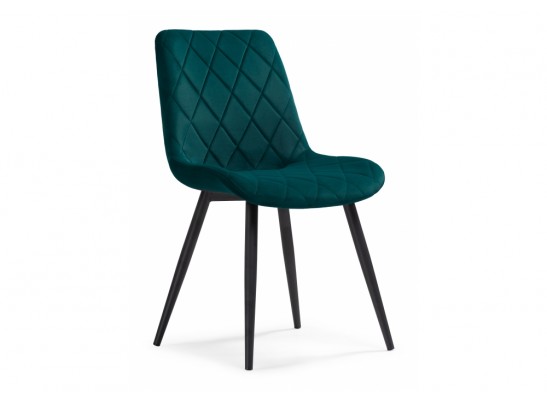 Стул на металлокаркасе Fox black / green в Каменске-Уральском
