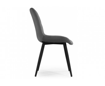 Стул на металлокаркасе Fox dark grey