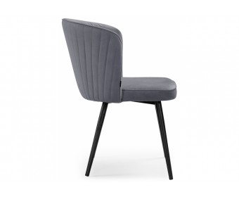 Стул на металлокаркасе Фрибур velutto 32 / черный