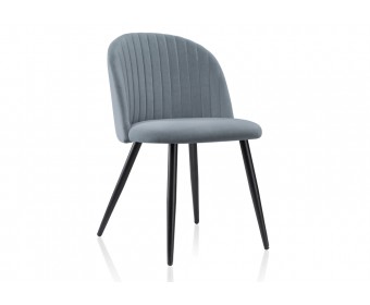 Стул на металлокаркасе Gabi 1 gray / black