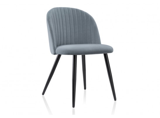 Стул на металлокаркасе Gabi 1 gray / black в Каменске-Уральском