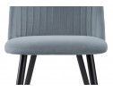 Стул на металлокаркасе Gabi 1 gray / black в Каменске-Уральском