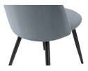Стул на металлокаркасе Gabi 1 gray / black в Каменске-Уральском