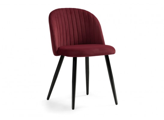 Стул на металлокаркасе Gabi 1 wine red / black в Каменске-Уральском