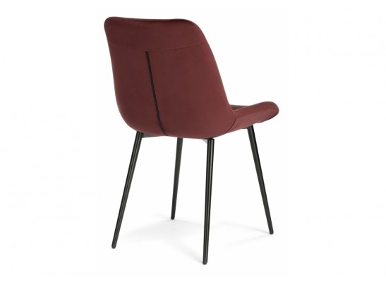 Стул на металлокаркасе Гояр винный / черный глянец в Каменске-Уральском